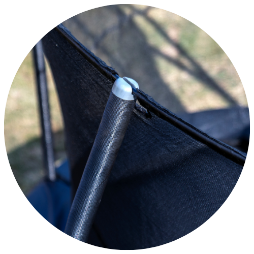 A close-up of a black umbrellaAI-generated content may be incorrect.